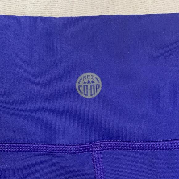 REI co-op women's large crop leggings purple athleisure gym workout gorp casual - Picture 6 of 9